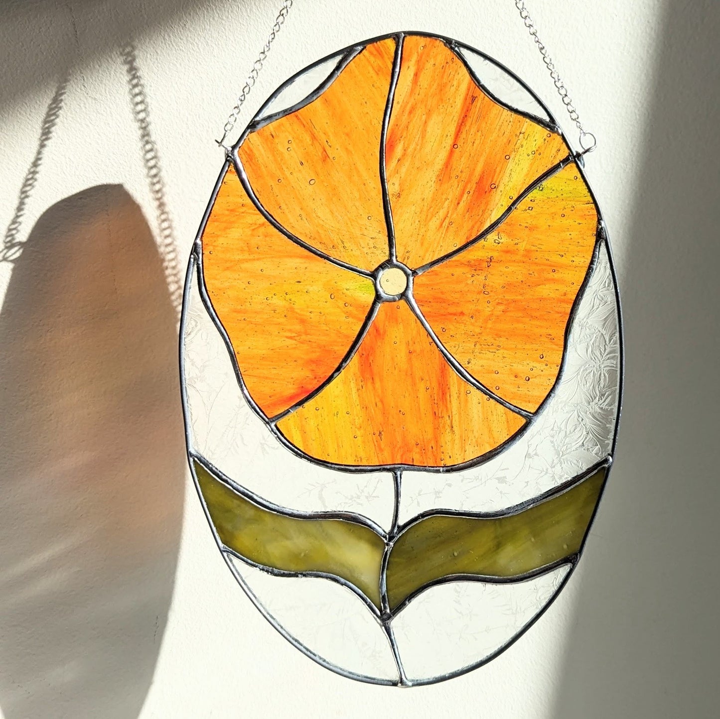 "The Baby Flower" Stained Glass Pattern