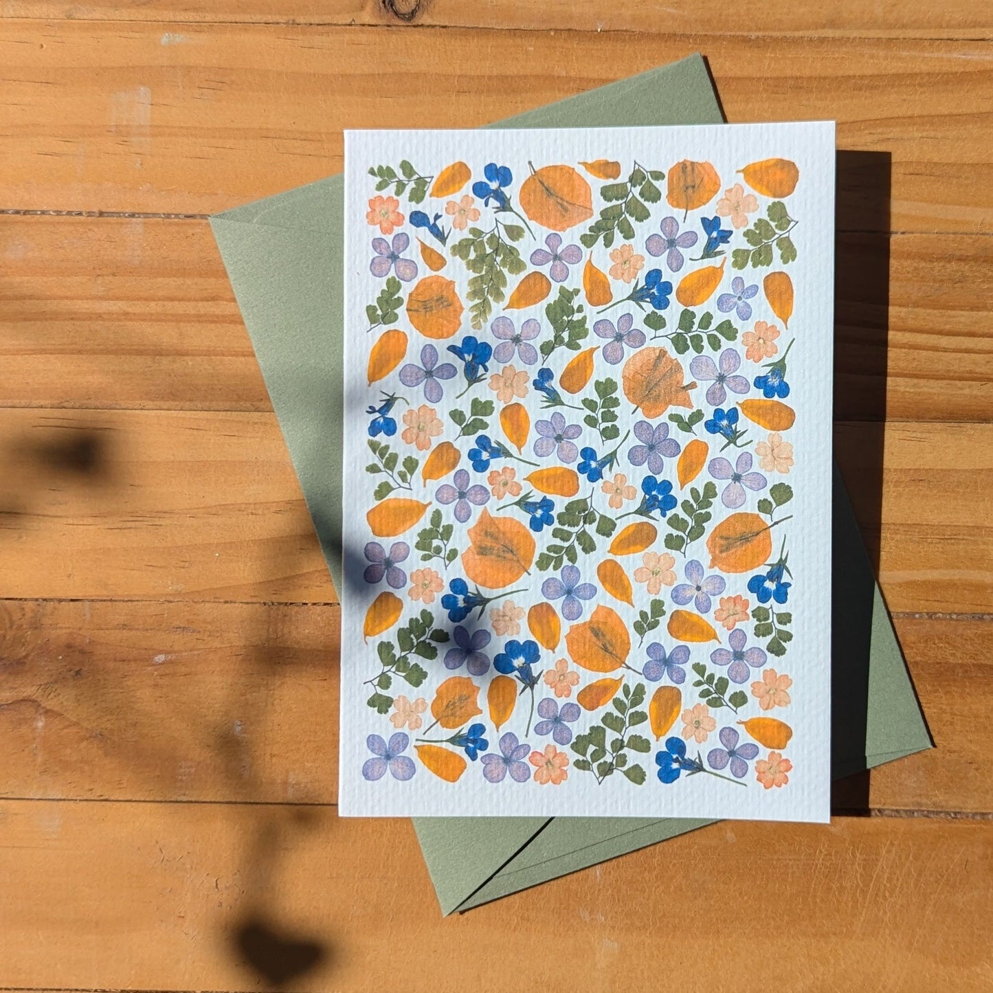 FERN + GARDEN FLOWER CARD