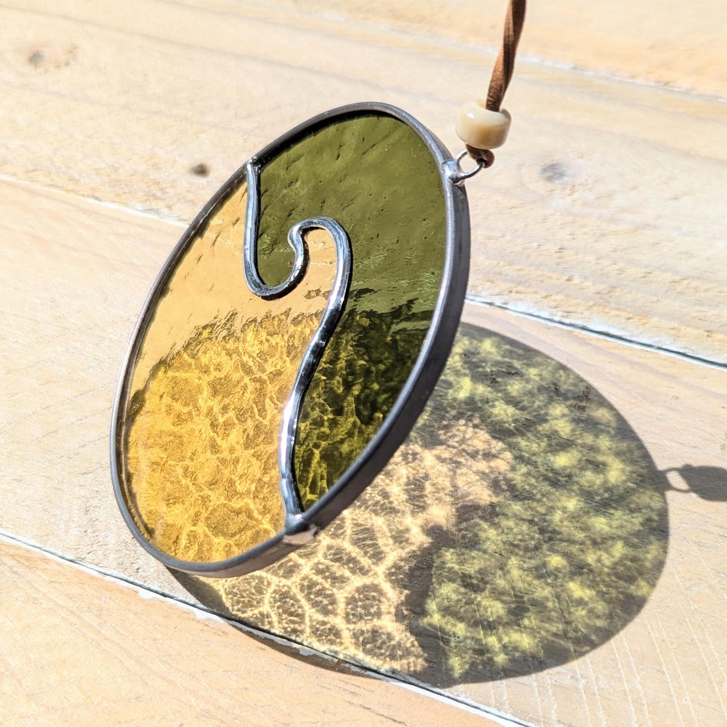 WAVE -OLIVE GREEN-SMOKE YELLOW-