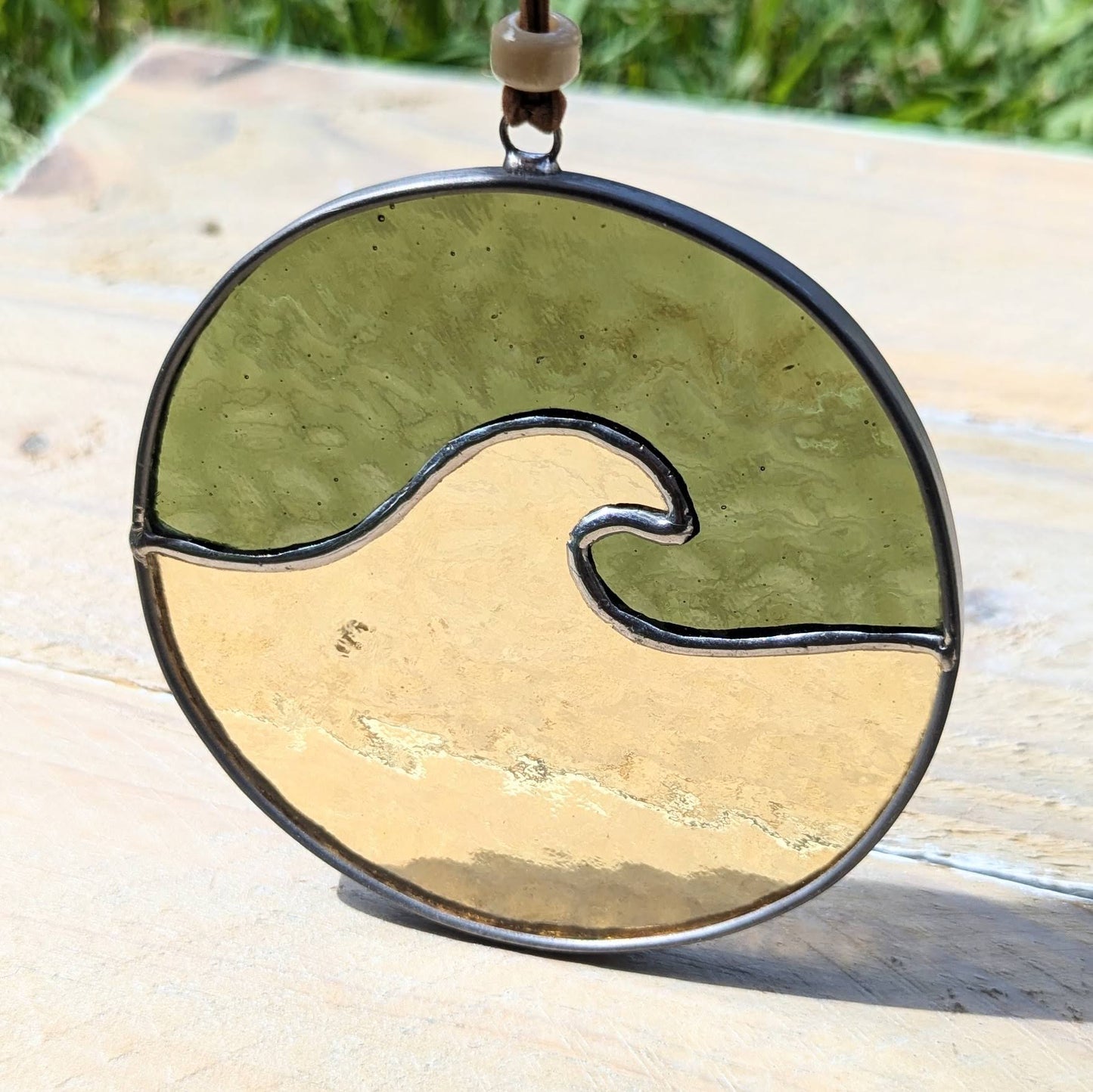 WAVE -OLIVE GREEN-SMOKE YELLOW-