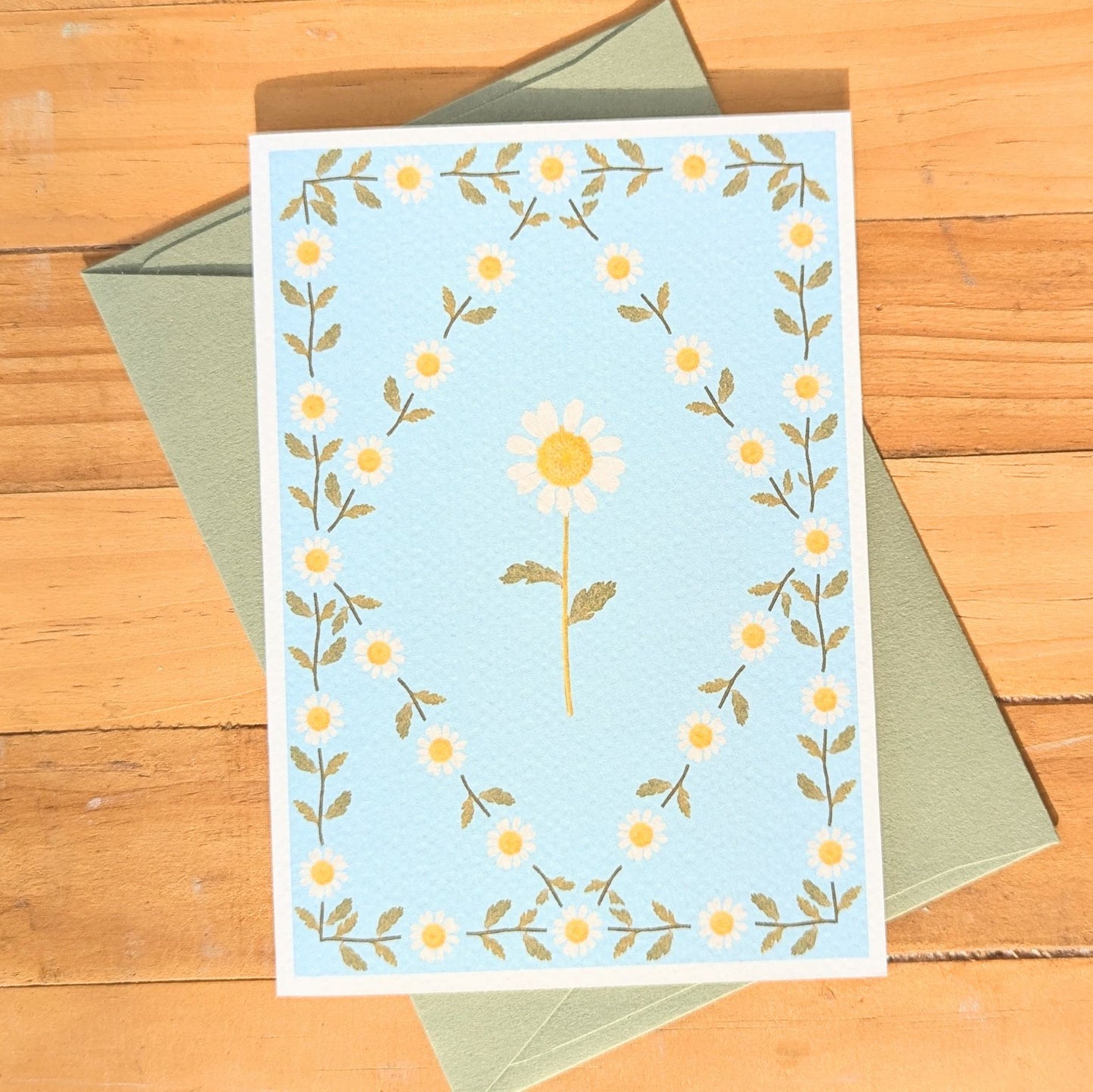 Chamomile Light Blue CARD