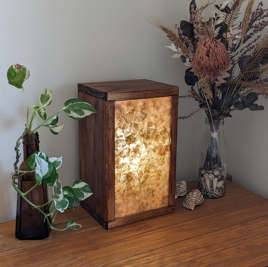 Yellow Bougainvellea leaves Japanese Style Organic light Lampshade