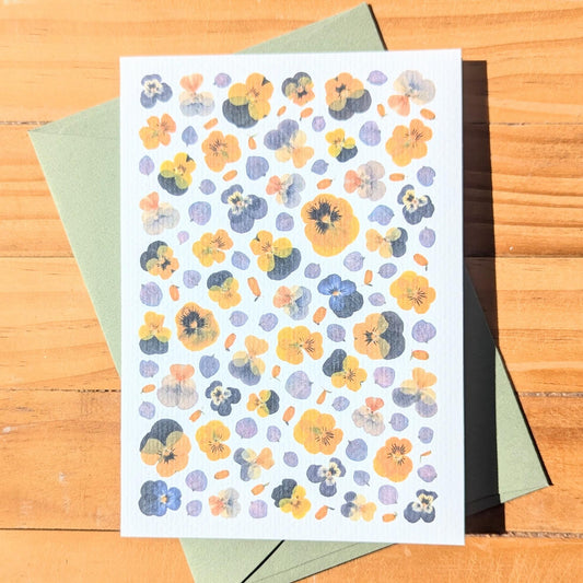 VIOLA + HYDRANGEA CARD