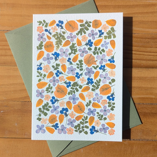 FERN + GARDEN FLOWER CARD