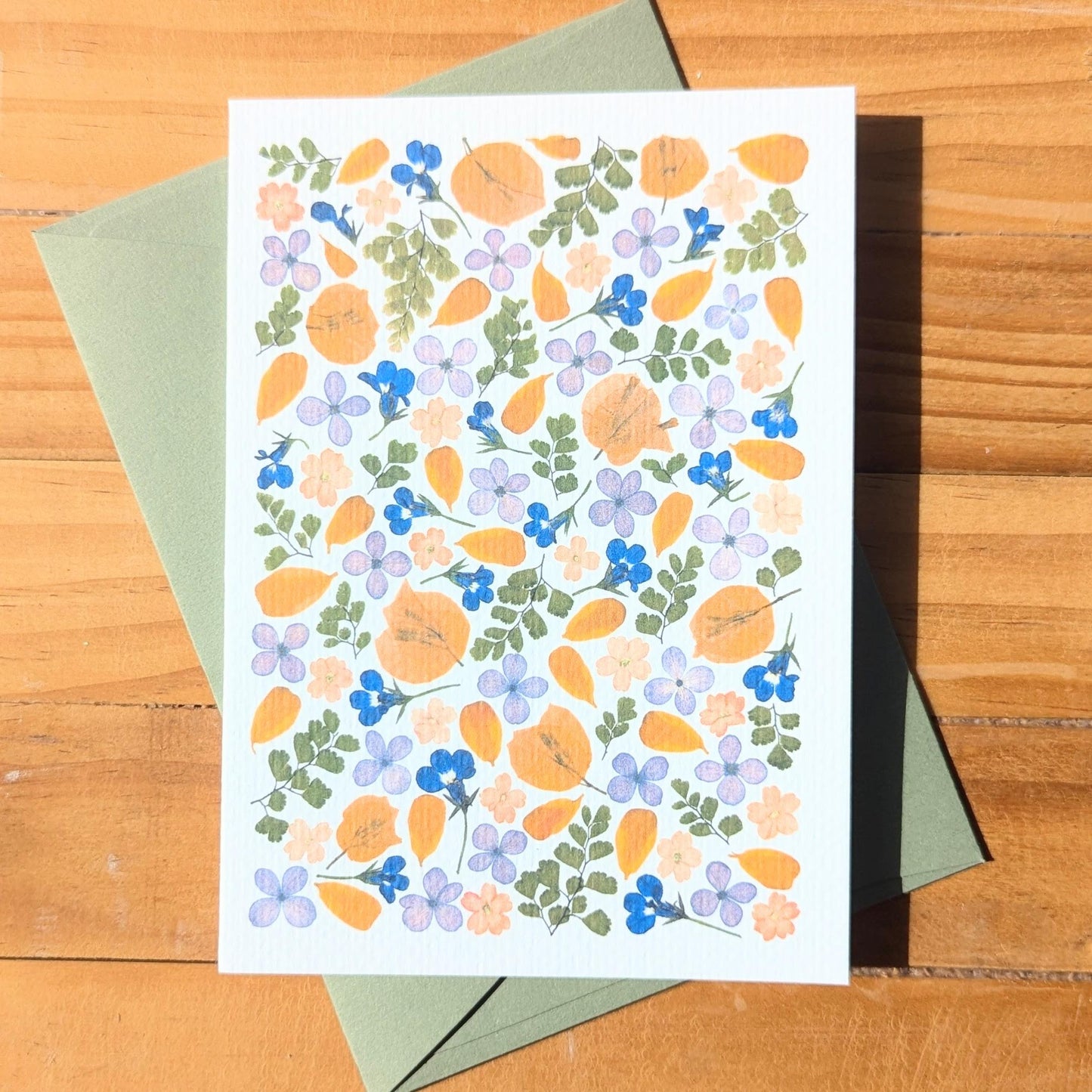 FERN + GARDEN FLOWER CARD