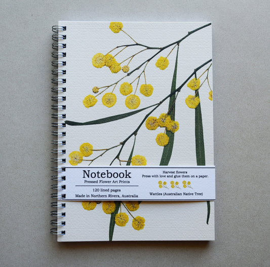 WATTLE ( AUSTRALIAN NATIVE ) NOTEBOOK